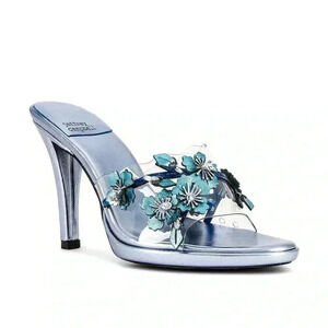 Jeffrey Campbell - Freshest Sandal in Blue Metallic Combo NWB (Sz 9)